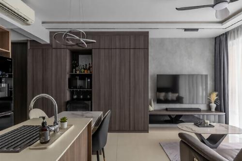 Modern Living Room at 6 Choa Chu Kang Grove
