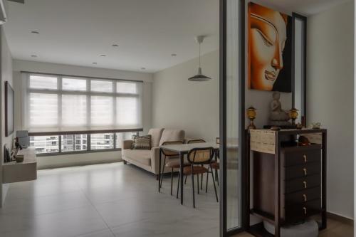 Scandinavian Living Room at 476C Upper Serangoon View