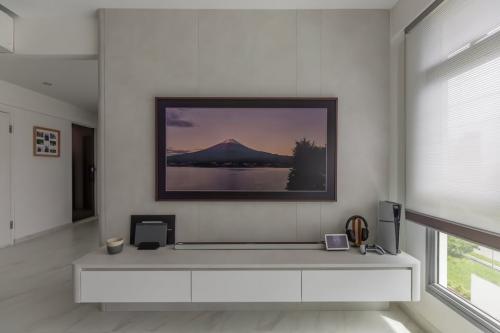 Scandinavian Living Room at 476C Upper Serangoon View