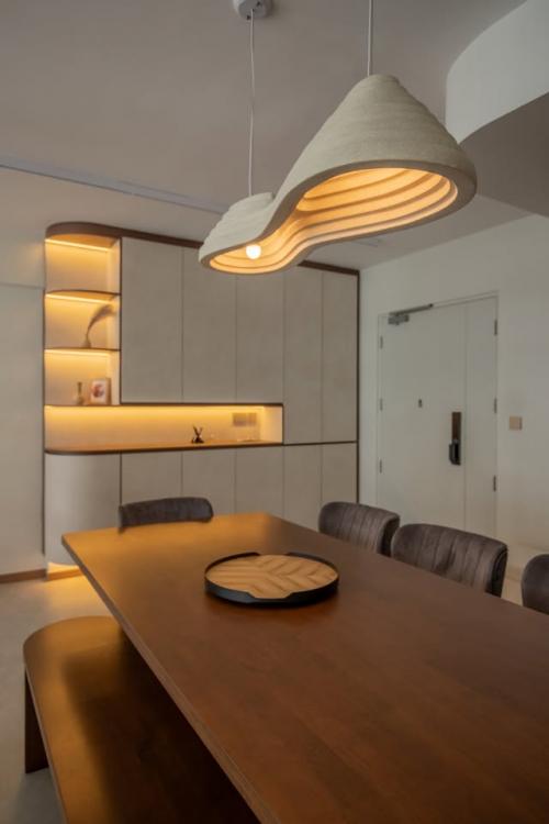 Modern Dining Room at 466A Fernvale Road