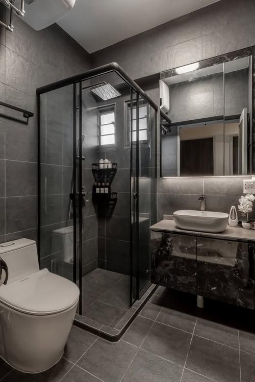 Modern Bathroom at 175A Sengkang East Drive