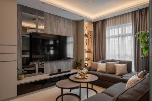 Modern Living Room at 175A Sengkang East Drive