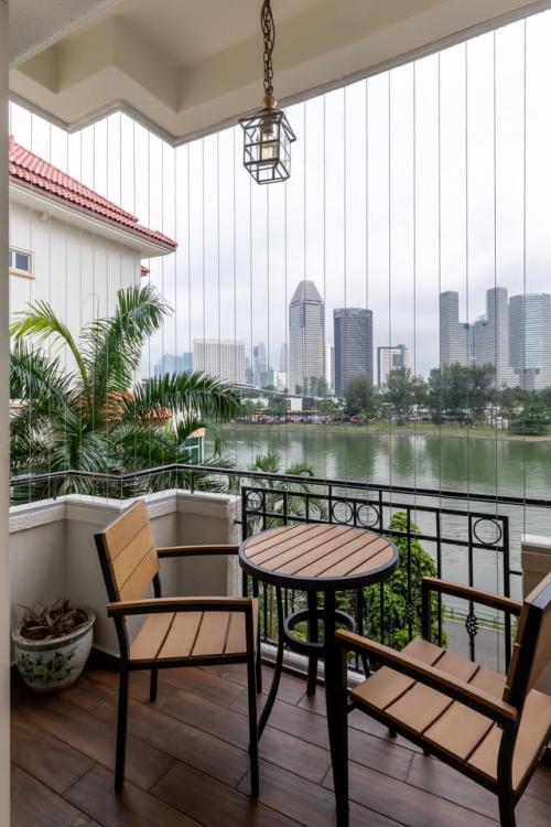 Eclectic Balcony at Costa Rhu