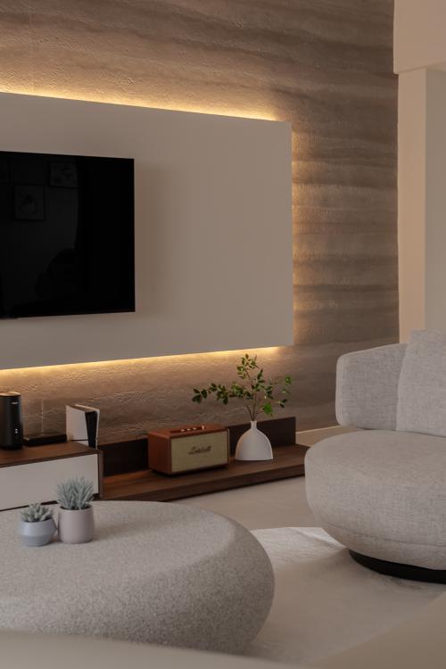 Modern Living Room at 520 Jurong West