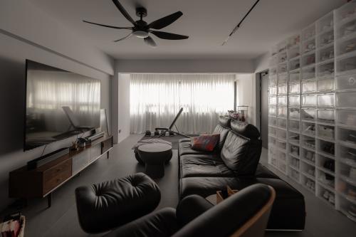 Modern Living Room at 13 Eunos Crescent