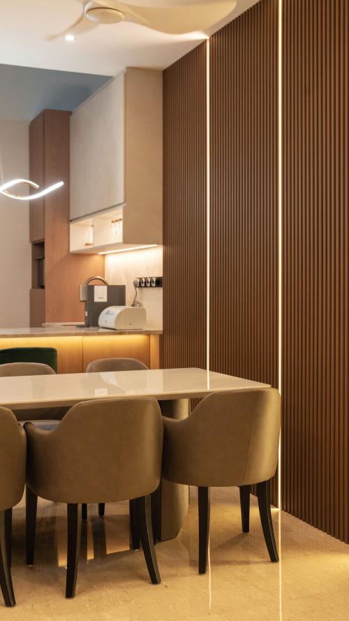 Contemporary Dining Room at Inggu Road
