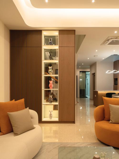 Contemporary Living Room at Inggu Road