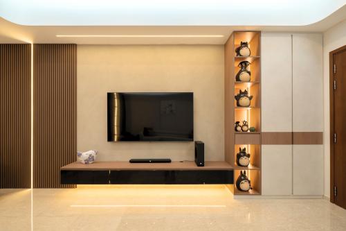 Contemporary Living Room at Inggu Road