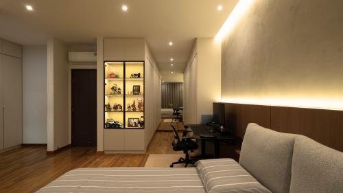 Contemporary Bedroom at Inggu Road