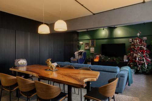Industrial Living Room at Owen Road