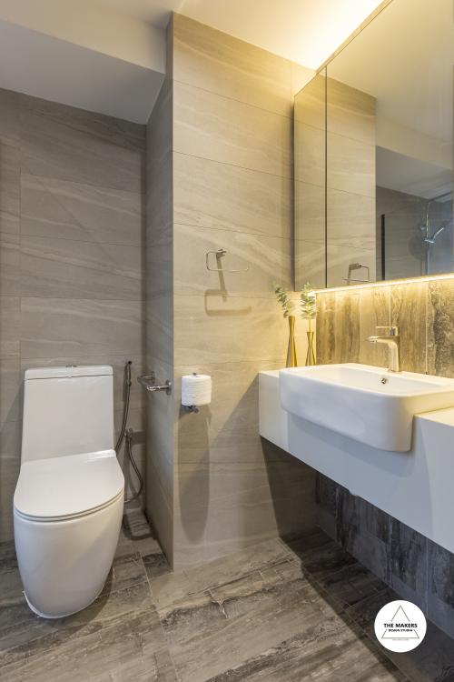 Contemporary Bathroom at Lorong 1A Toa Payoh