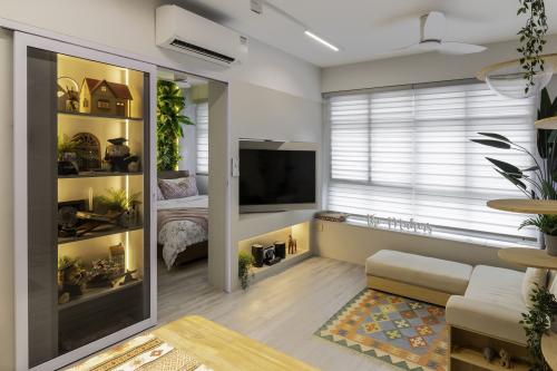 Modern Living Room at Park Grove @ Yishun (Block 677A)