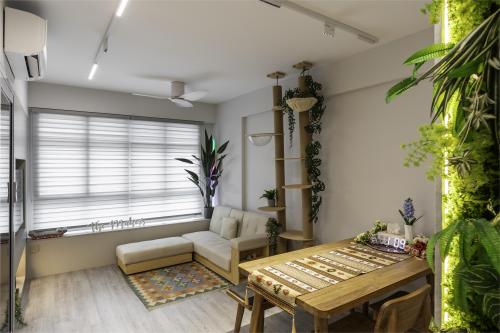 Modern Living Room at Park Grove @ Yishun (Block 677A)
