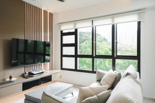 Modern Living Room at Jalan Teck Whye