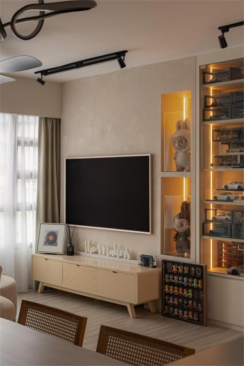 Modern Living Room at Edgedale Plains (Block 122B)