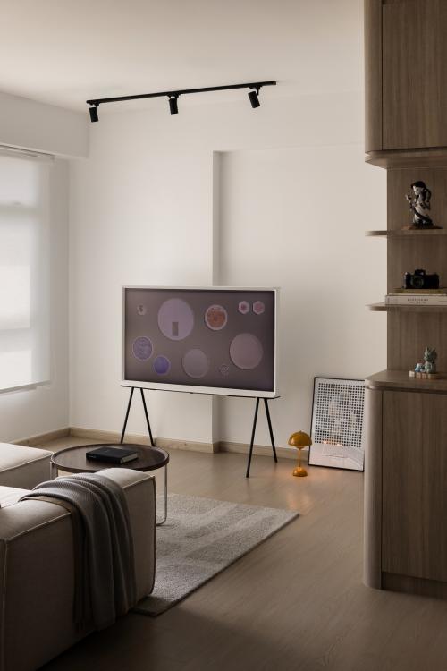 Minimalist Living Room at Telok Blangah Ridgeview