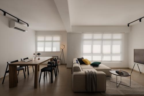 Minimalist Living Room at Telok Blangah Ridgeview