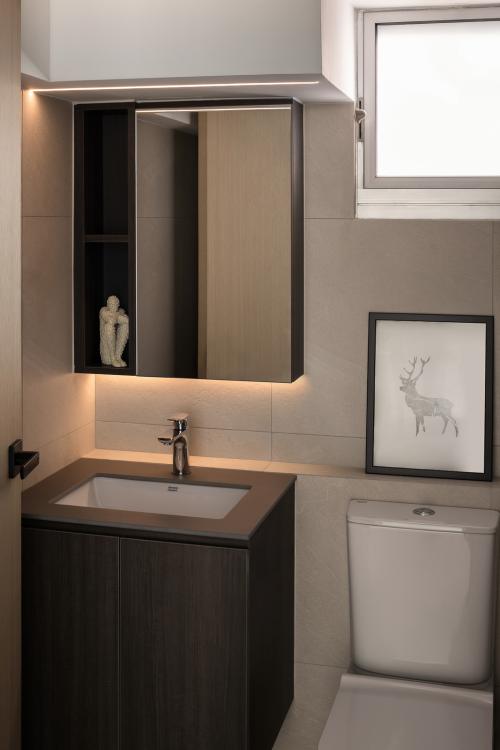 Minimalist Bathroom at Telok Blangah Ridgeview