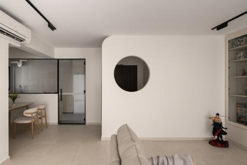 Minimalist Living Room at Punggol Point Cove