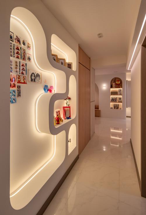 Minimalist Hallway at 317 TENGAH ROAD
