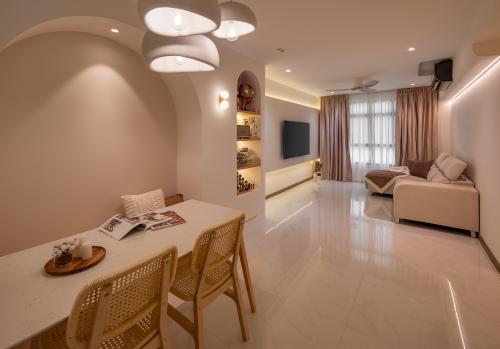Minimalist Living Room at 317 TENGAH ROAD