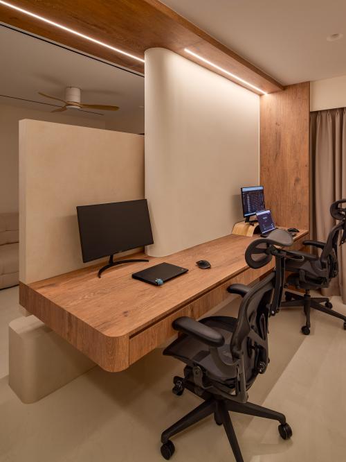 Contemporary Home Office at 443 NEW PUNGGOL RD