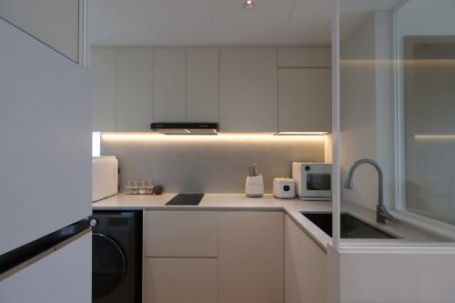 Minimalist Kitchen at Resale 1 bedroom Condo @ Pasir Ris