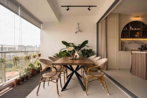 Contemporary Balcony at Dakota Residences