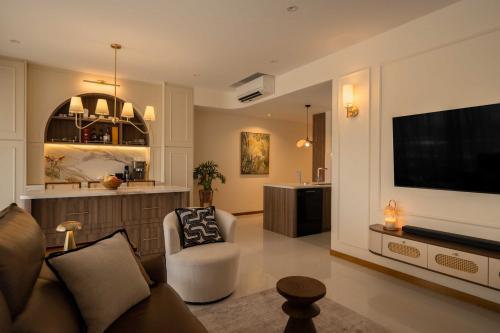 Contemporary Living Room at Dakota Residences