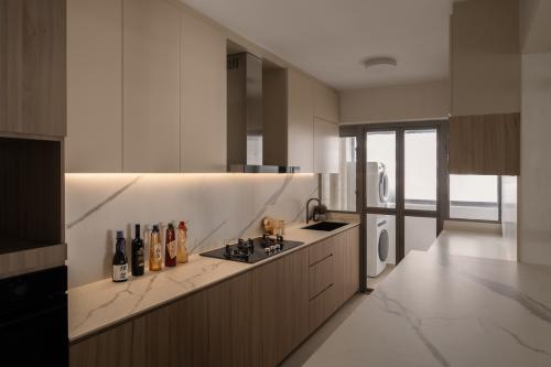 Contemporary Kitchen at Northshore Cove