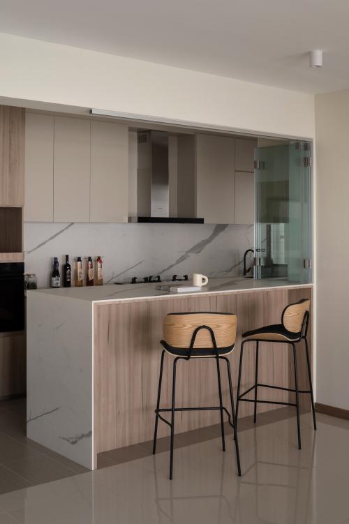 Contemporary Kitchen at Northshore Cove