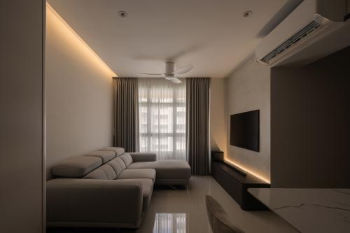 Contemporary Living Room at Garden Court