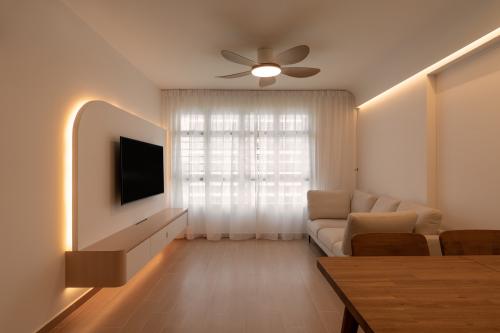 Scandinavian Living Room at Kim Keat Ripples