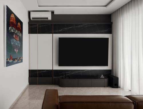 Modern Living Room at Parc Clematis