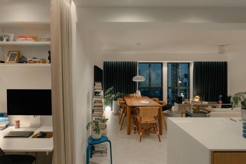 Modern Living Room at 89 Dawson