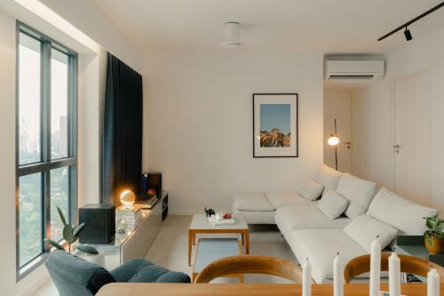 Modern Living Room at 89 Dawson