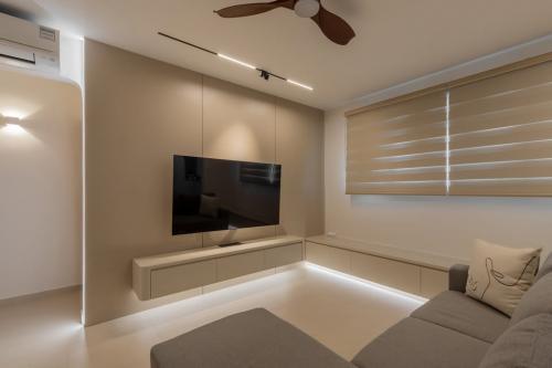 Modern Living Room at 108 Simei Street 1