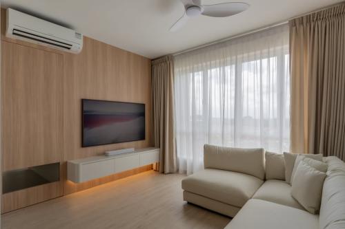 Modern Living Room at Castle Green Condo