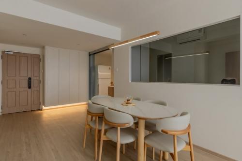 Modern Dining Room at Castle Green Condo
