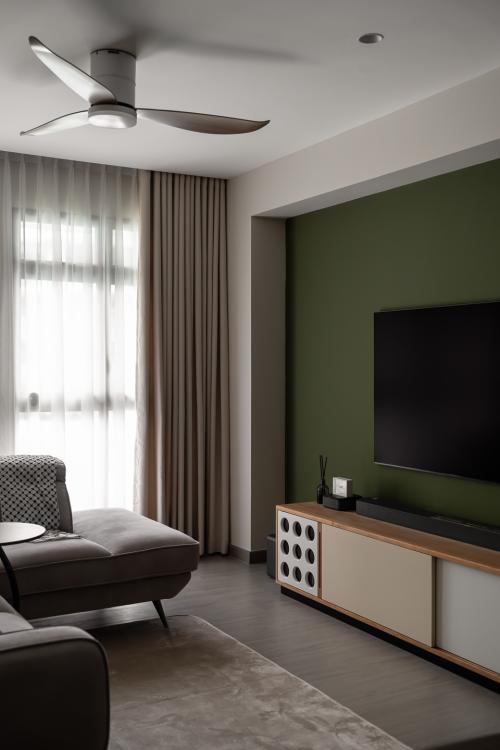 Modern Living Room at 306C Tengah Dr