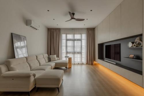 Modern Living Room at High Oak Condo