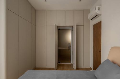 Modern Bedroom at High Oak Condo