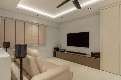 Modern Living Room at 124B Bukit Merah View