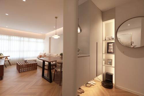 Scandinavian Living Room at Resale 4 Room HDB @ Punggol