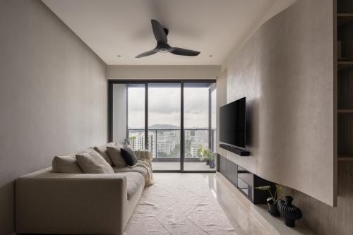 Modern Living Room at Clavon