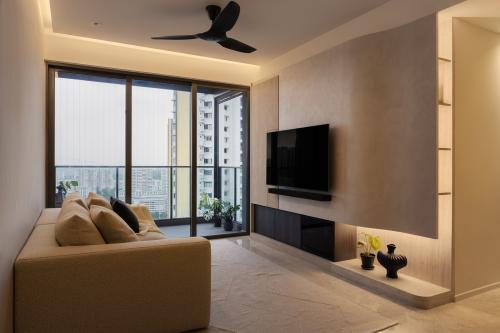 Modern Living Room at Clavon