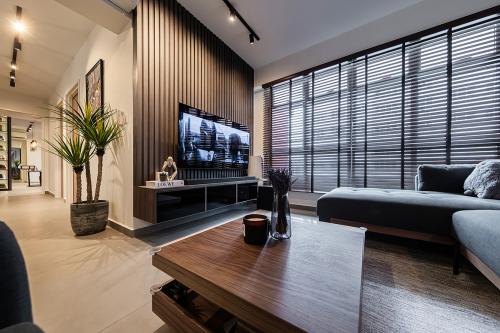 Modern Living Room at Bedok South Horizon
