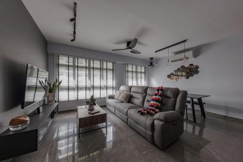 Industrial Living Room at GreenVerge @ Tampines