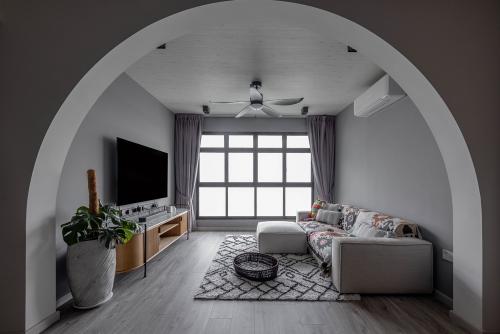 Country Living Room at Waterfront II @ Northshore