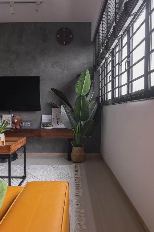 Industrial Living Room at Fernvale Rivergrove